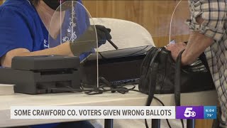 Some Crawford County Voters Given Wrong Ballots