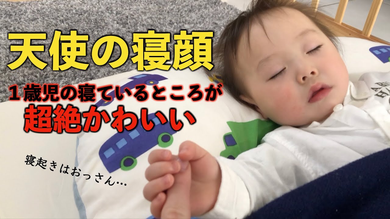 超絶かわいい１歳児の寝顔と寝相 昼寝に密着 Baby Nap Youtube