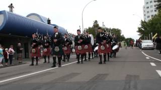 ILT City of Invercargill Highland Pipe Band at the 2012 NZ National Champs - G4a Street March
