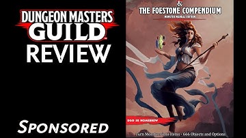DMs Guild Review - The Foestone Compendium [Sponsored]