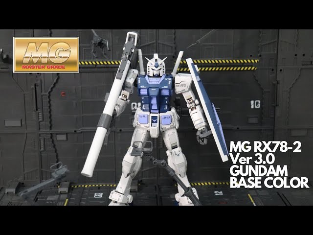 MG RX78-2 Ver 3.0 Gundam Base Color - YouTube