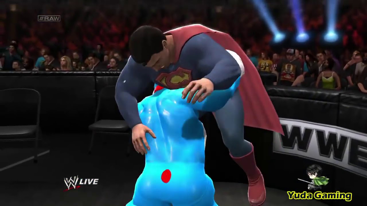 Doraemon Vs Superman Epic Battle Wwe 2k14 Youtube