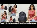 Tommy Hilfiger Joshua Polyester Unisex 15 Inch Laptop Backpack Anti Theft Multiple Pocket Review.