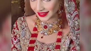 best tik tok videos of beautiful Pakistani actresses in bridal look.... good looking brides screenshot 5