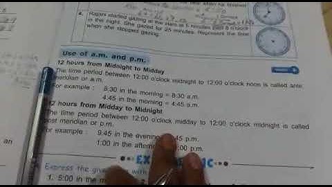 Std - 3 Mathematics lesson- 11Measurement of time part 5