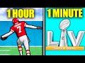 Winning A SUPER BOWL In 1 HOUR!