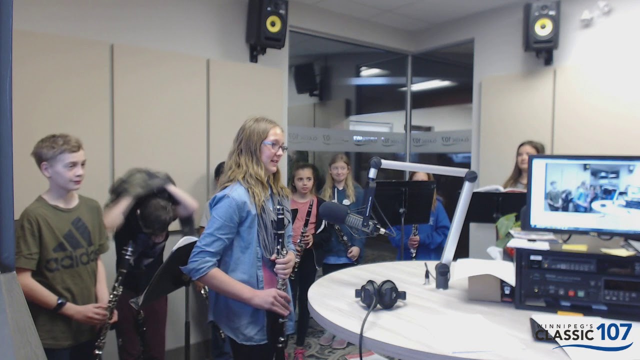 Grade 6 Clarinet Enseble from Ecole Regent Park