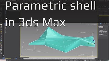 3D Tutorial | Parametric shell design in 3ds max | Very simple
