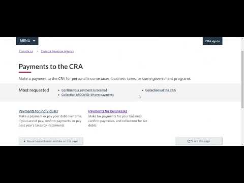 加拿大报税｜自雇报税｜小生意报税｜UBER EATS报税｜如何在CRA网站交GST/HST ｜HOW TO PAY GSTHST ONLINE