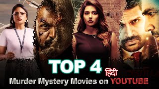 Top 4 South Crime Suspense Thriller Movies In Hindi Dubbed On Youtube