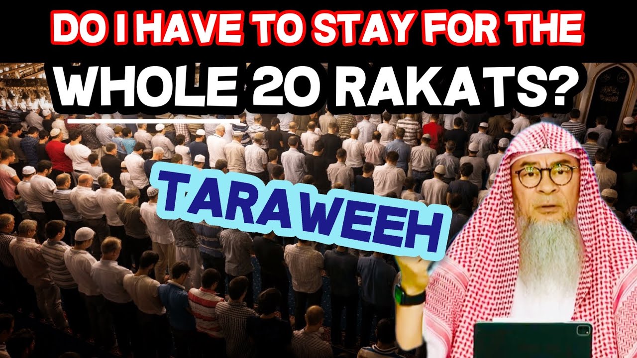 Do I have to pray the whole 20 Rakat in Taraweeh or can I pray less for the Reward?