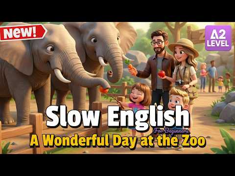 A Wonderful Day at the Zoo | Simple English Listening Story