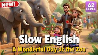A Wonderful Day at the Zoo | Simple English Listening Story