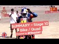 Summary - Bike/Quad - Stage 10 (Pisco / Lima) - Dakar 2019