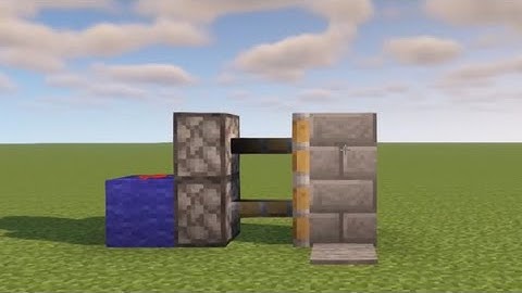 Minecraft 1.21 | Quick and Easy 1x2 Piston Door