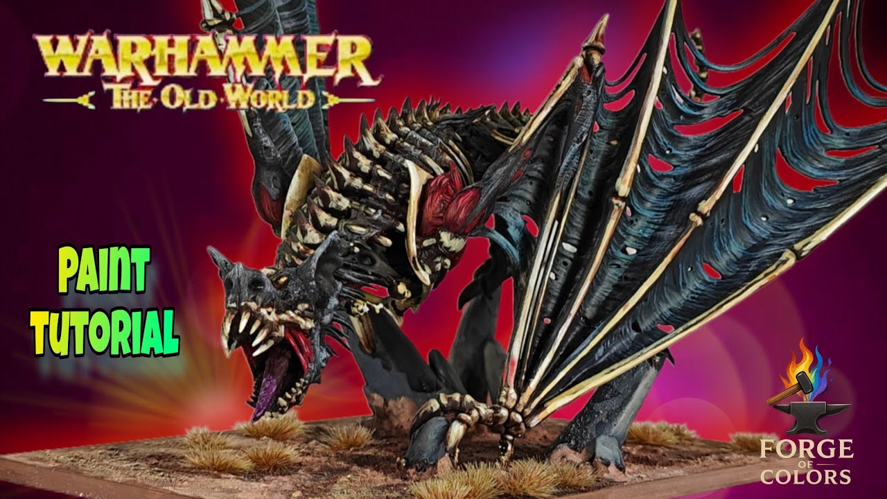 TERRORGHEIST Painting Tutorial – Vampire Counts -warhammer-AOS ( Relaxing Paint)