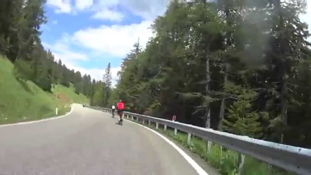 Dolomites - Day 1: Passo Costalunga descent