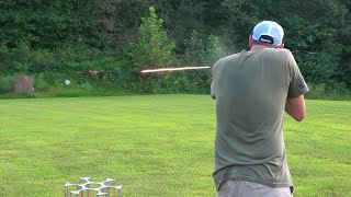 FULL AUTO 22LR SKEET SHOOTING WITH TRACERS!