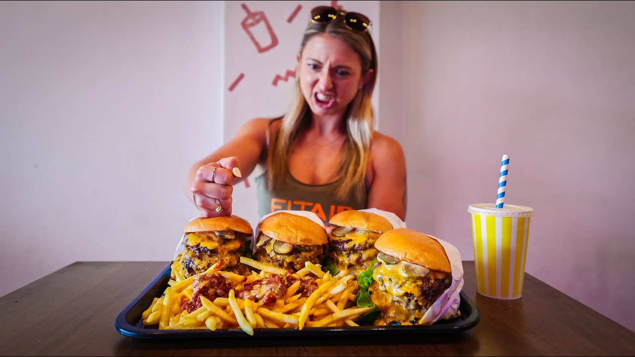 «Если я закончу... это будет рекорд» | Челлендж «Король Халк» с 16 котлетами и чизбургерами
