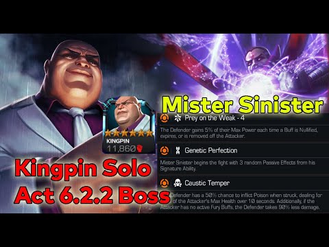 Act 6.2.2 Kingpin solo Mister Sinister Boss | Class disadvantage