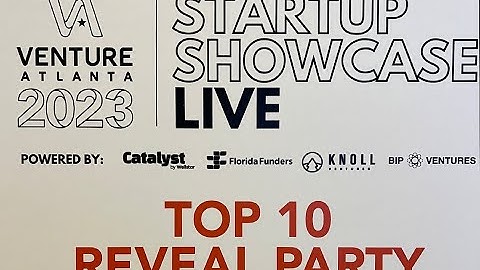 Who will compete at the 2023 Venture Atlanta Conference Startup Showcase Live?