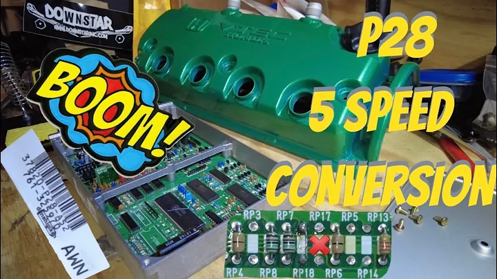 How to convert a Honda OBD1 P28 ECU from Auto to Manual