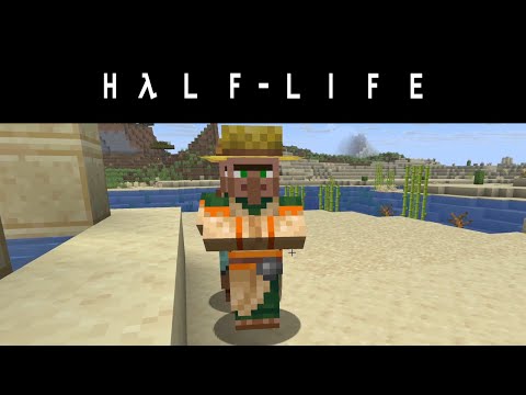 Minecraft with Half Life sound effects meme
