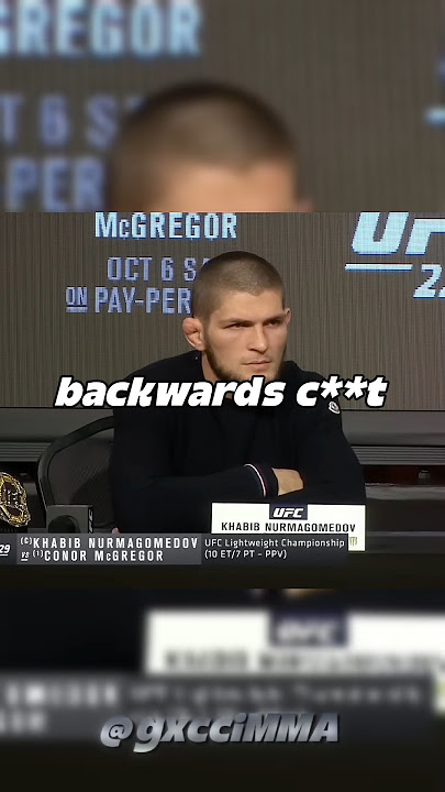🤬 Khabib angry at reporter: You cannot say as-salam-alaikum and congrat about whiskey 💢 #ufc #khabib