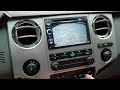 2011 - 2016 Ford F250 Super Duty Android Navigation and Tailgate Backup Camera System Installation