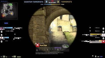 AWP Collat Wallbang on Cobblestone