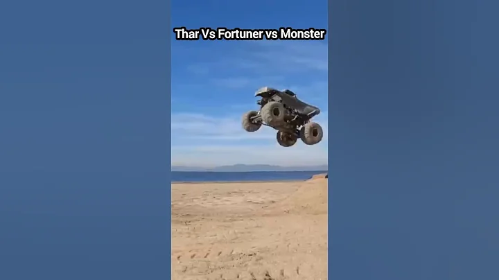 Thar vs Fortuner vs Monster truck 💥 Comparison || #shorts