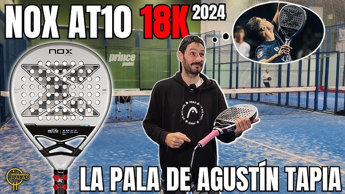 NOX AT10 18K the latest #padel racket of Agustin Tapia