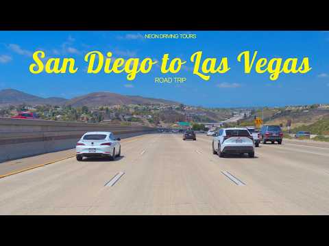 San Diego to Las Vegas - Complete Road Trip 4K 60FPS HDR