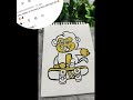 Just a little monkey fun on paper 🐒 #cutedrawing #creativeart #shortsfeed #viral #easydrawing
