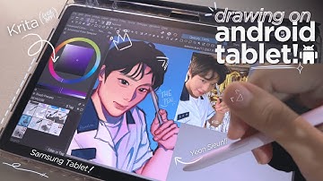 drawing using SAMSUNG tablet and KRITA!