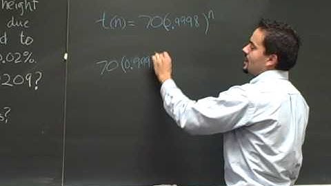 Geometric sequence decreasing (b is greater than zero, but less than one)