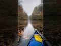 Canoeing in the Orange Rain, ASMR - Mølle Creek (Mølleåen)