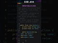 Core Java | Simple immutable class #interview #java #corejava