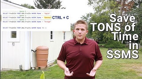 How to Use the SSMS Clipboard Ring