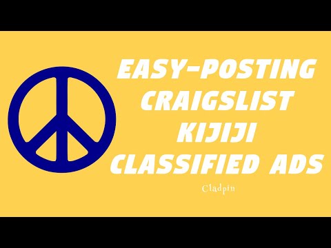 CladPin(Craigslist) Tutorial - The All-In-One Auto-Posting Solution For Craigslist, Kijiji