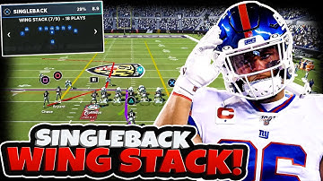 New* Singleback Wing Stack and 46 Bear Defense Gameplay Madden 21!