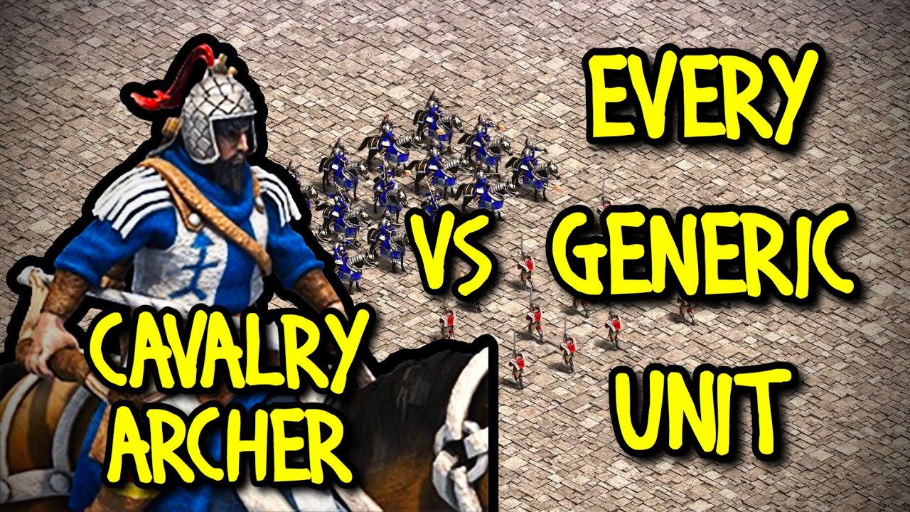 HEAVY CAVALRY ARCHER vs EVERY GENERIC UNIT AoE II Definitive Edition