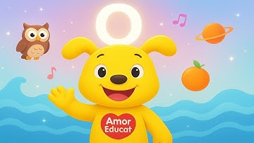 Letter O Song for Kids | Learn O Phonics with Owl, Orange, Ocean & Orbit | Amor Educat ABC Songs