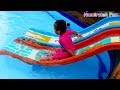 Balita Lucu Belajar Berenang di Kolam Renang - Fun Kids Learn Swimming Underwater in Swimming Pool