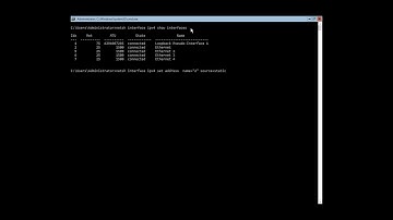 Командa Netsh для Internet Protocol версии 4 (IPv4) [Windows Server 2016]