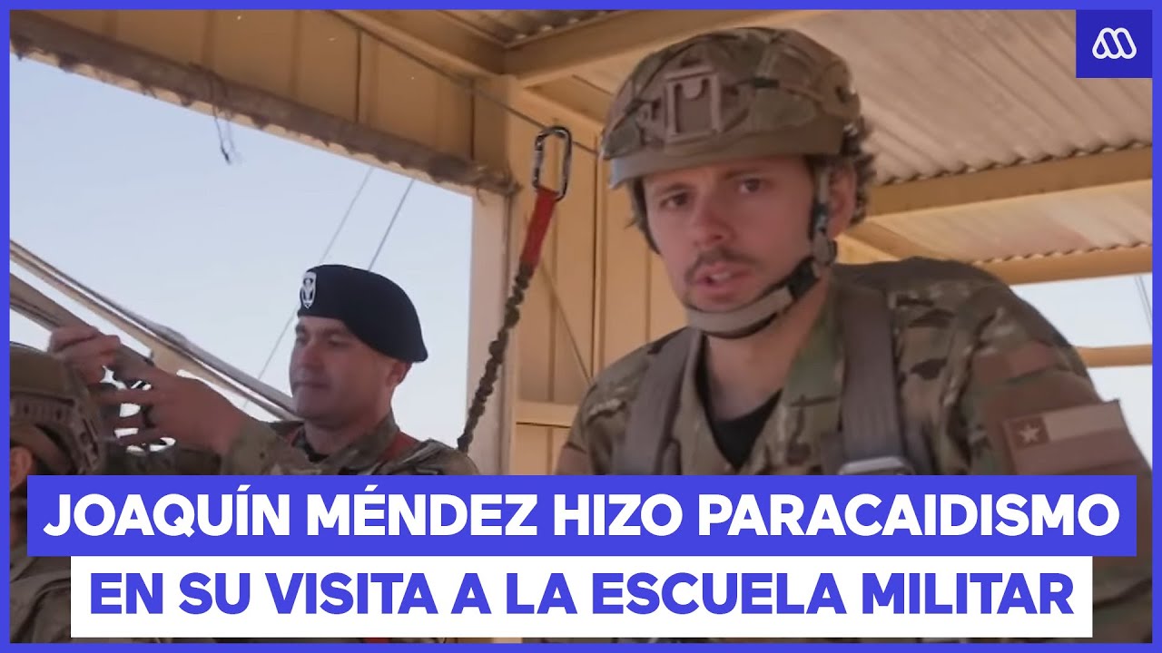 ¡Y le tiene miedo a las alturas! Joaquín Méndez realizó paracaidismo | Acceso a lo nuestro