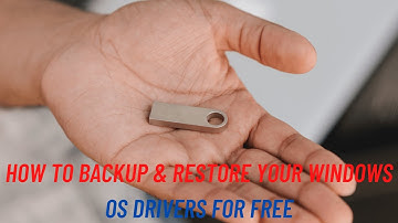 Windows 10 Drivers Backup and Restore for All Devices