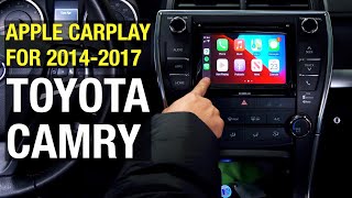 2014-2017 Toyota Camry | Wired Apple CarPlay Android Auto | Install & Demo