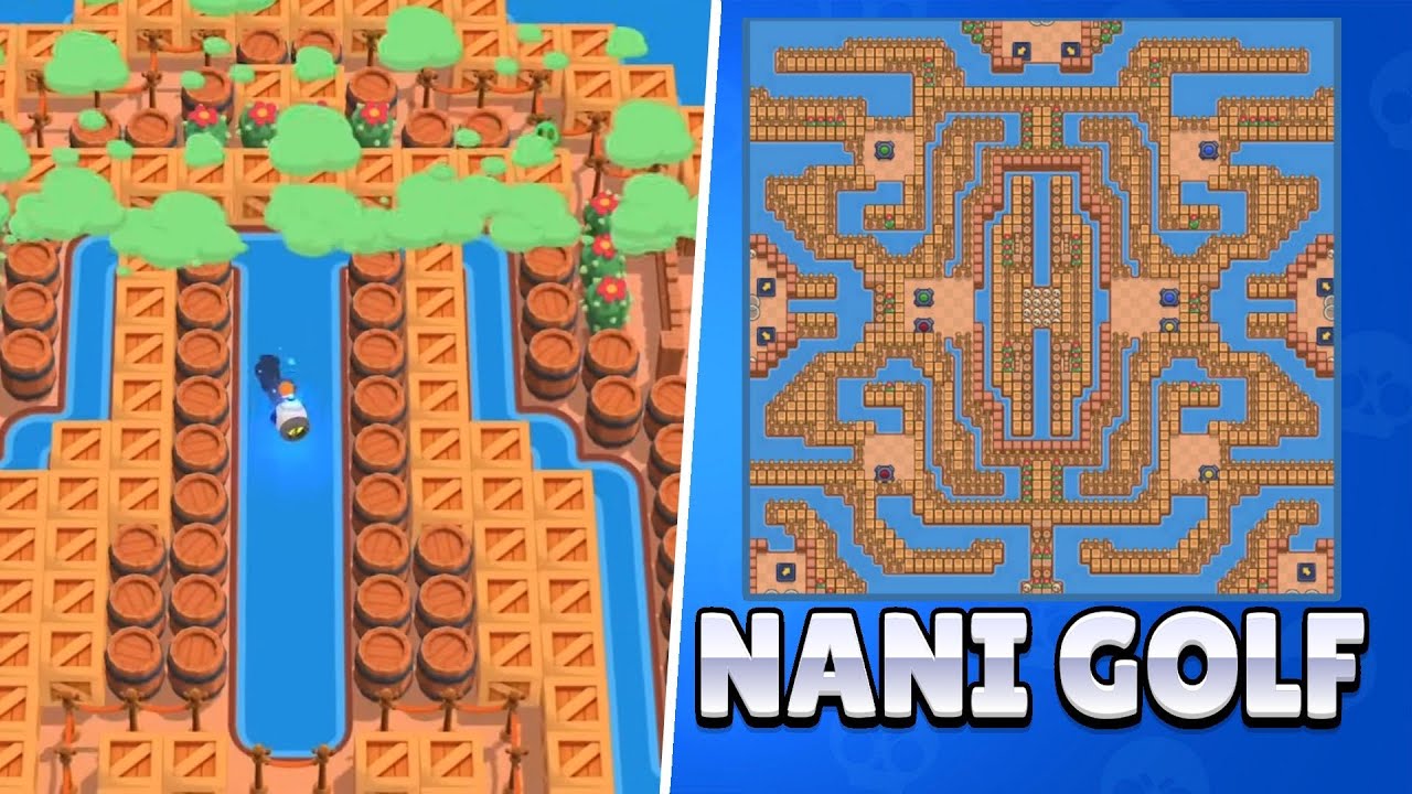Publishing My Nani Golf Minigame Final Draft As A Competition Entry Map In Brawl Stars Map Maker Youtube