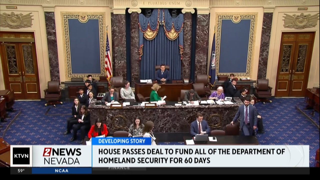 House passes DHS funding bill - YouTube